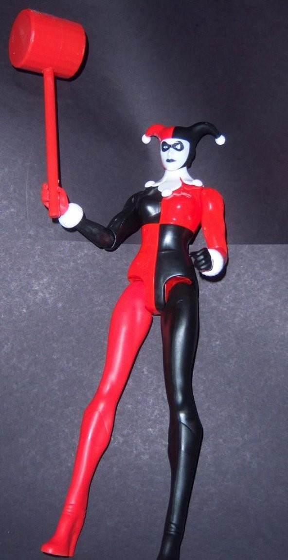 12 Harley Quinn Action Figure İçin Mallet Plastik Aparat - 1
