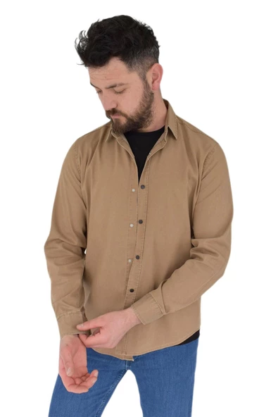 Erkek Spor Gömlek Silim Fit 9959 BGL-ST02719 - Resim 5