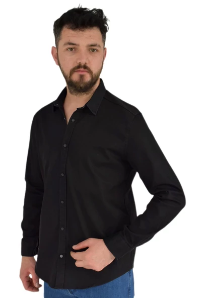 Erkek Spor Gömlek Silim Fit 9959 BGL-ST02719 - Resim 7