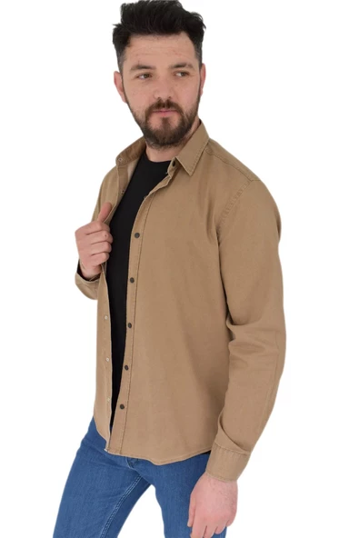 Erkek Spor Gömlek Silim Fit 9959 BGL-ST02719 - Resim 12