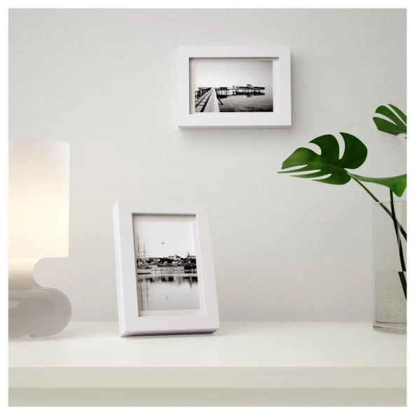 IKEA Rıbba Çerçeve - Resim Çerçevesi - Beyaz - 10x15 cm - 3