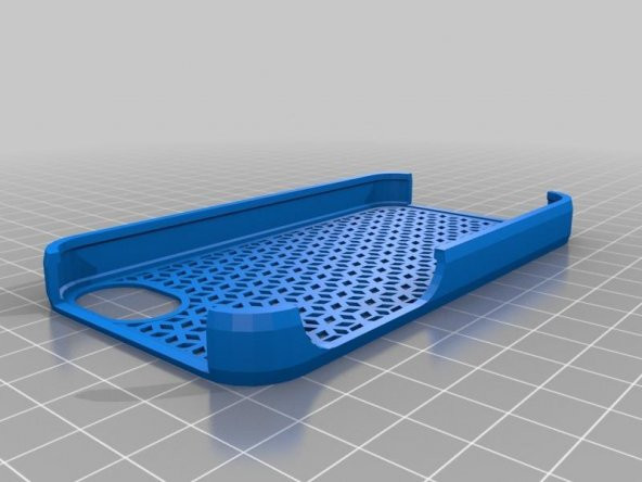 3D Kare İphone 4S Kutu Kılıf Plastik Aparat