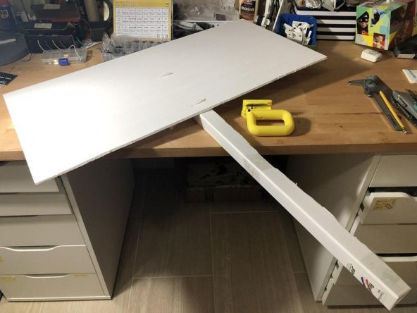 Köpük Çekirdeği V Oluk Kesici Kalıp - Ekspres Kendiniz - Demonstrasyon Veya Protest İşareti Maker - Köpükcore, Köpük Tahtası Plastik Aparat - 2