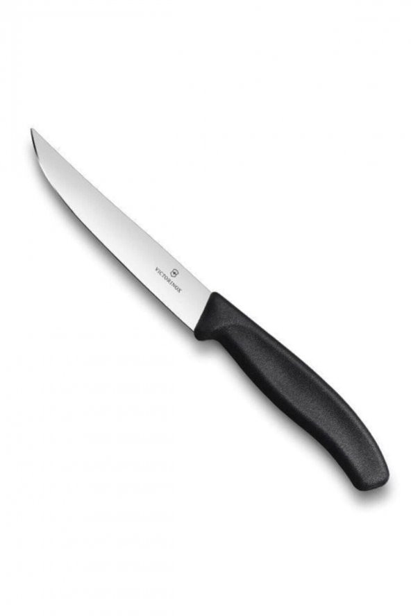 Vıctorınox Biftek Bıçağı 12cm Düz Siyah