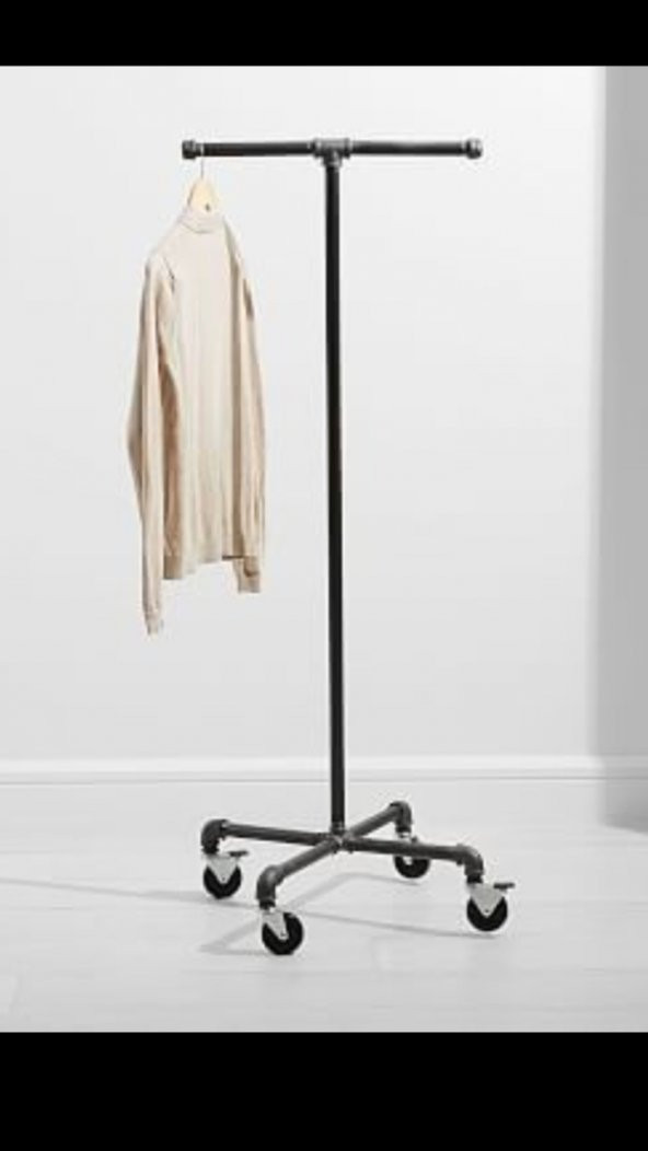 Dekoratif Borudan Askılık