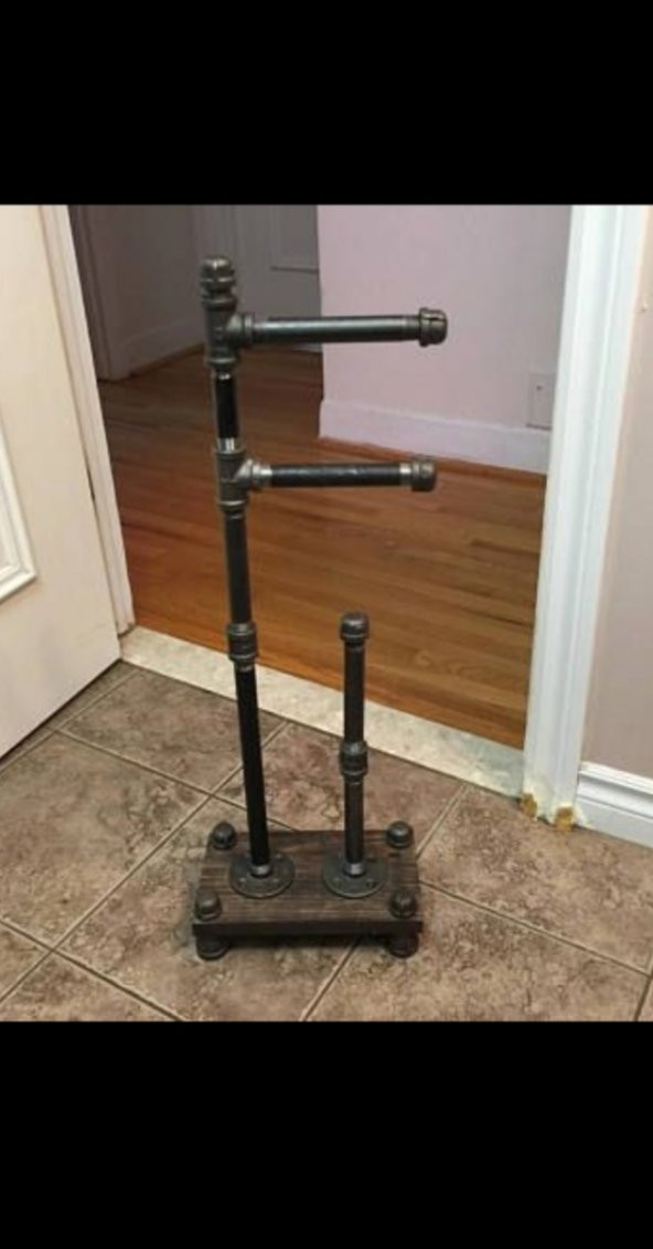 Dekoratif Borudan Askılık