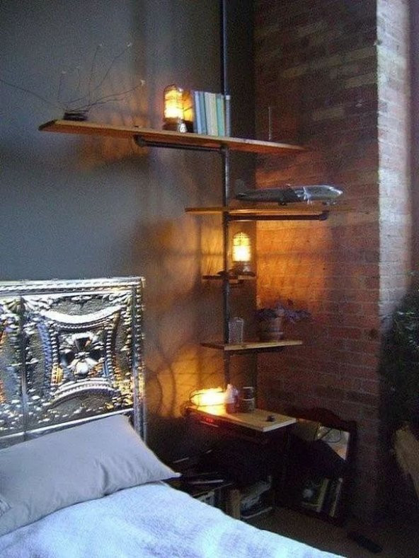 Dekoratif Borudan Raf - 2