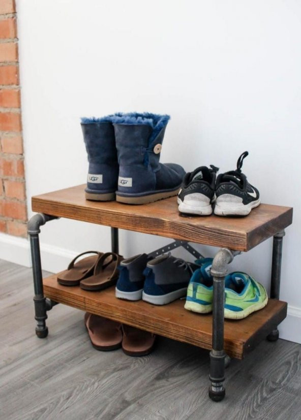 Dekoratif Borudan Ayakkabılık 75 cm - 2