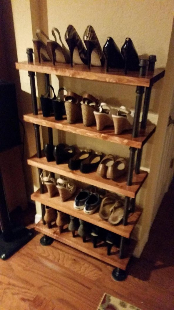 Dekoratif Borudan Ayakkabılık 100 cm