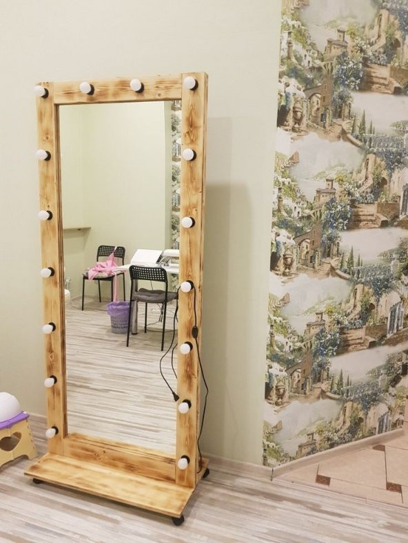 Dekoratif Duvar Ayna ve Lambader - 2