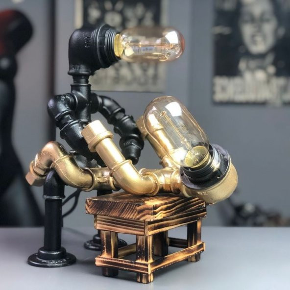 Dekoratif Borudan Masa Lambası - 3