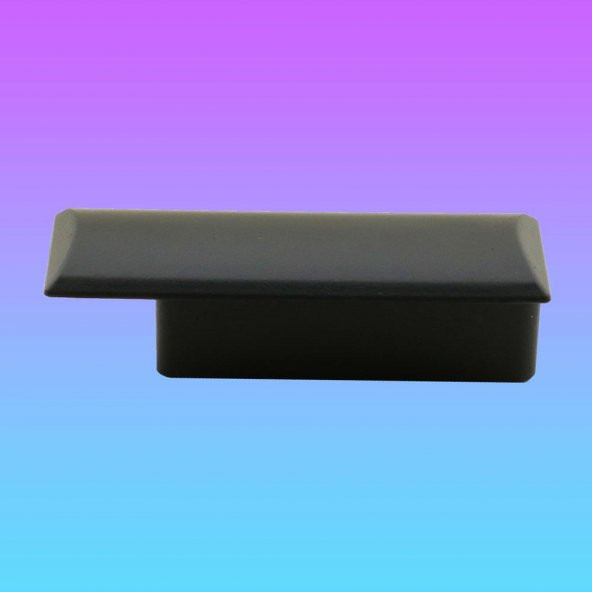 Mobilya Düğme Çekmece Dolap Kapak Kulpu Kulbu Plastik Siyah Kulp 32 mm - 4