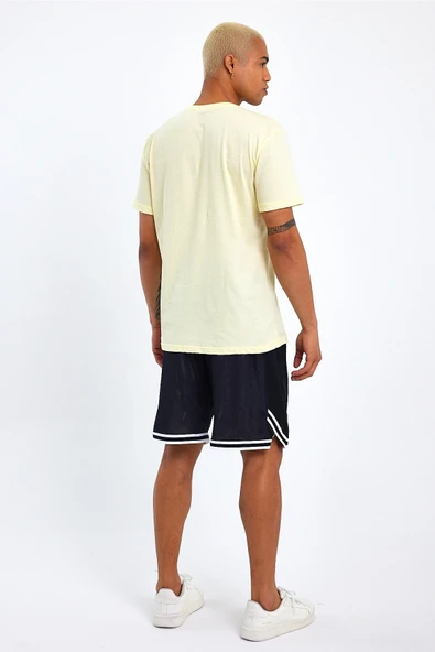 Süperlife Erkek Bisiklet Yaka Regular Fit Baskılı Tişort SPR23ts305 - 7