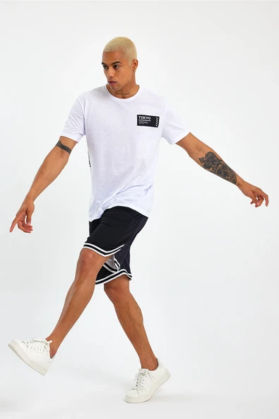 Süperlife Erkek Bisiklet Yaka Regular Fit Tokyo Baskılı Tişort SPR23ts303 - 3