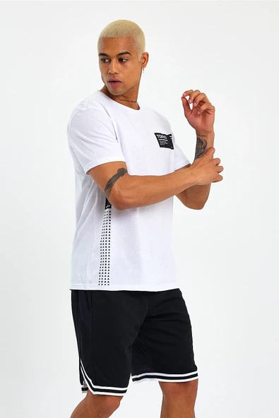 Süperlife Erkek Bisiklet Yaka Regular Fit Tokyo Baskılı Tişort SPR23ts303 - 2