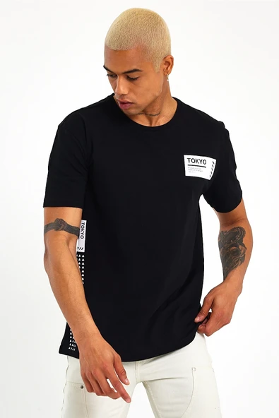 Süperlife Erkek Bisiklet Yaka Regular Fit Tokyo Baskılı Tişort SPR23ts303 - 3