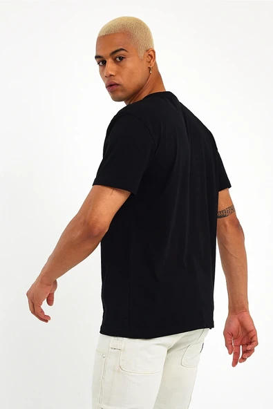 Süperlife Erkek Bisiklet Yaka Regular Fit Tokyo Baskılı Tişort SPR23ts303 - 9