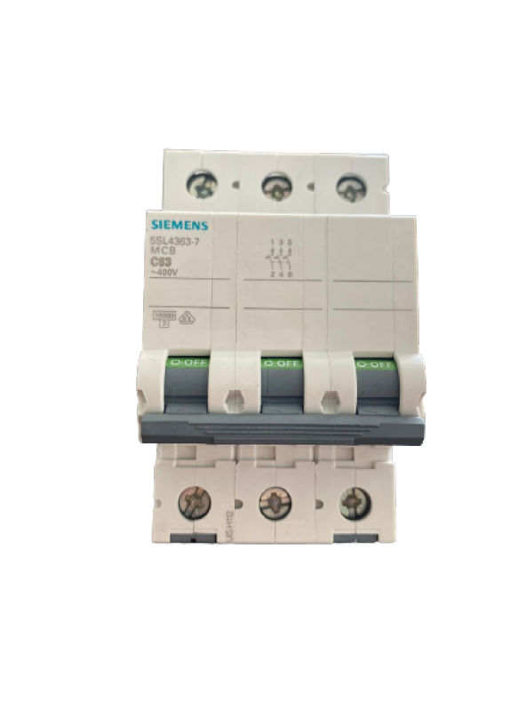 Siemens 5Sl4363-7 3X63A 10Ka C Tipi Otomatik Sigorta