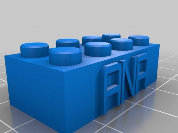 Ana Nın Lego Anahtarlık Plastik Aparat - 1