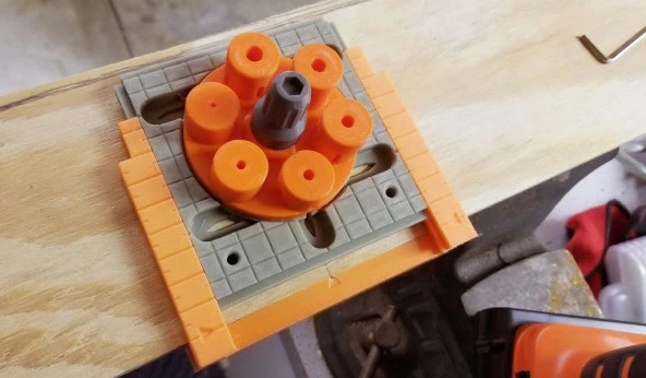 Six Shooter Matkap Kılavuzu Versiyonu 2 + Ayarlanabilir Çit ( Step Dosyalarını İçerir) Plastik Aparat