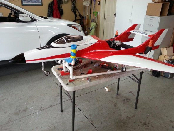 Ön Tekerlekli Küvet, Rc Jet Geri Çekilebilir İniş Takımı Plastik Aparat - 8