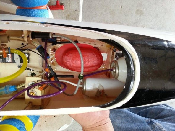 Ön Tekerlekli Küvet, Rc Jet Geri Çekilebilir İniş Takımı Plastik Aparat - 9