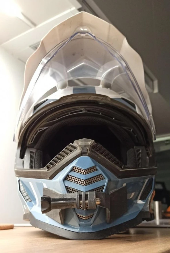 Gopro Tutucu Ls2 Pioneer Kask Plastik Aparat