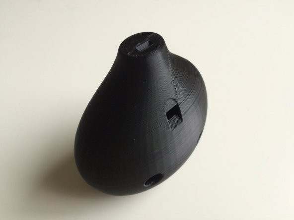 Ocarina Müzik Enstrümanı 6 Delikli Okarina Flüt Ses Aleti - Resim 3