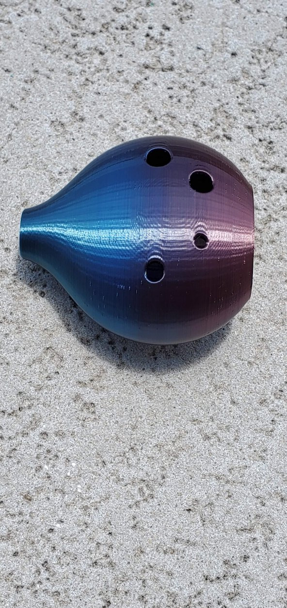 Ocarina Müzik Enstrümanı 6 Delikli Okarina Flüt Ses Aleti - Resim 5