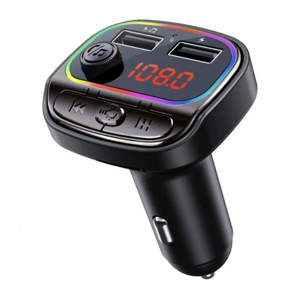 Araç Fm Transmitter Bluetooth Usb Mp3 Sd Kart C21 - 3