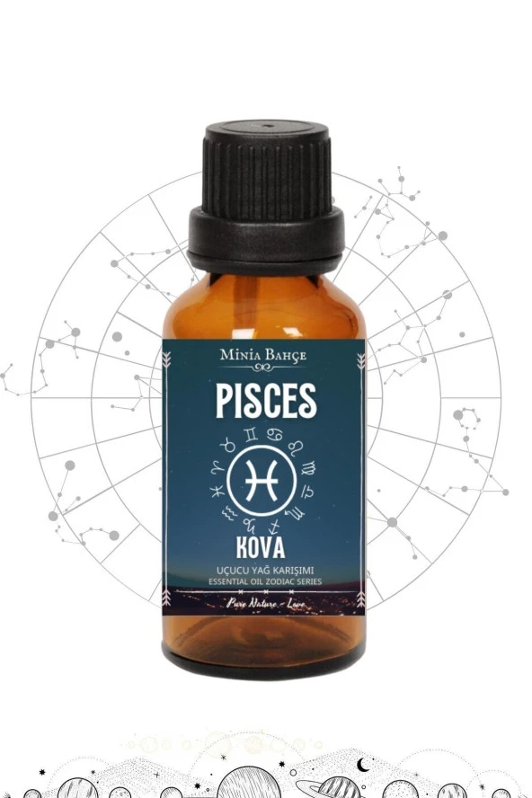 Balık Burcu - Pisces, Uçucu Yağ Karışımı, 10ml