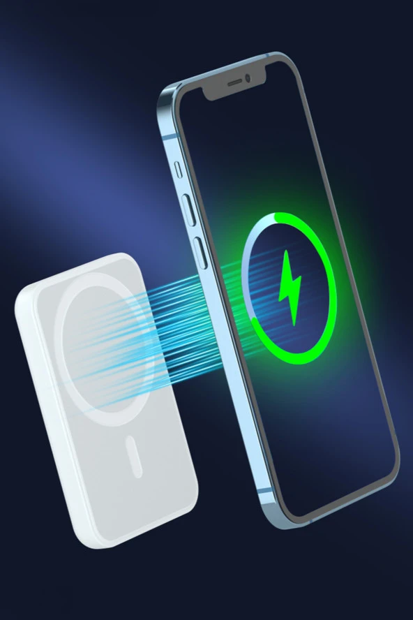 Magsafe Battery Pack Iphone Uyumlu Kablosuz Şarj Cihazı Magsafe