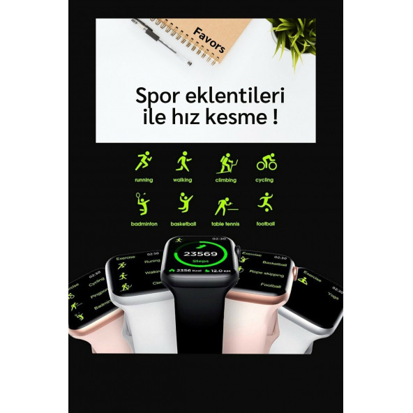 Watch Pro Akıllı Saat Ios & Android Uyumlu Akıllı Saat - 5