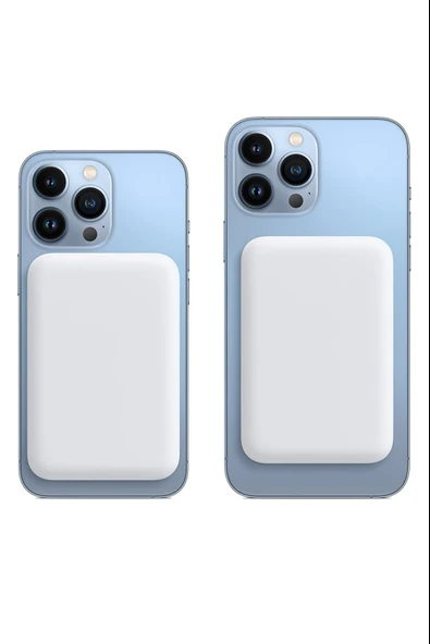 Iphone Uyumlu Magsafe Kablosuz Şarj Wireless Şarj Cihazı Powerbank