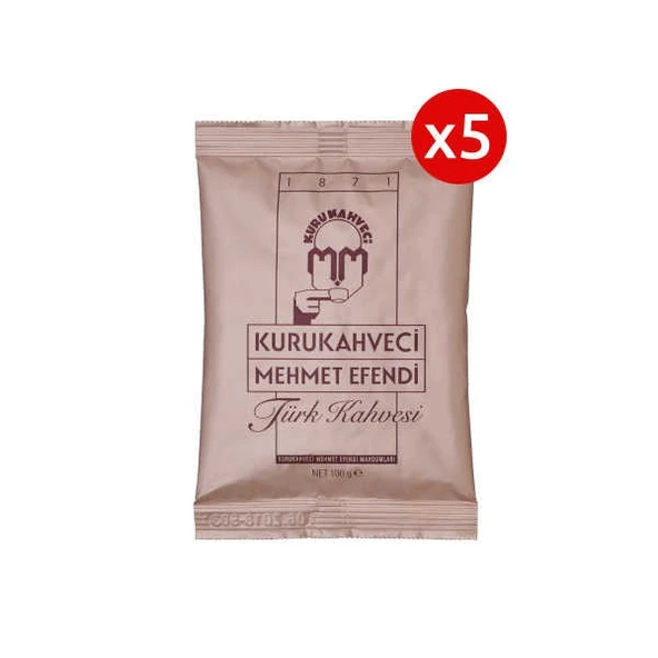 Kurukahveci Mehmet Efendi 100 gr 25li Paket Türk Kahvesi - 3
