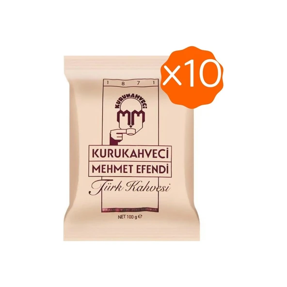 Mehmet Efendi Kurukahveci Türk Kahvesi 100gr (50 Li Set) (2 Koli x25) - 2