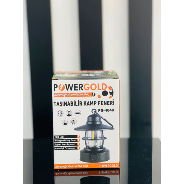 Profesyonel Taşınabilir Çok Fonsiyonlu Kamp Feneri Pg-4040 - 3