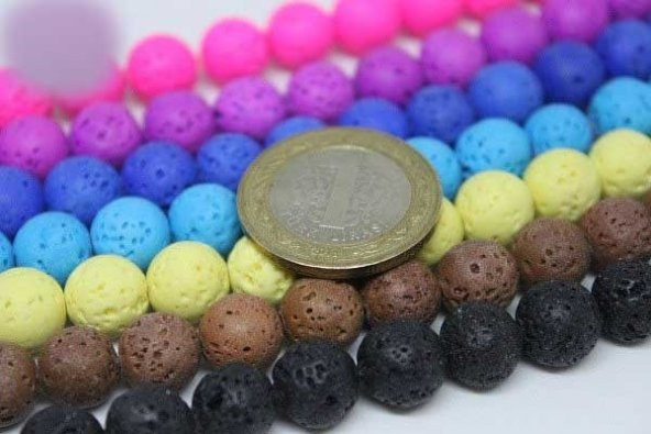 Lav Taşı Toprak Renkli Dizi 10mm - Resim 4