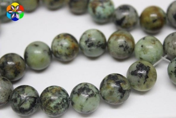 Afrika Turkuazı Taşı 10mm/adet - Resim 2