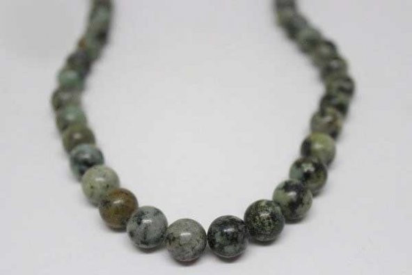 Afrika Turkuazı Taşı 10mm/adet - Resim 4