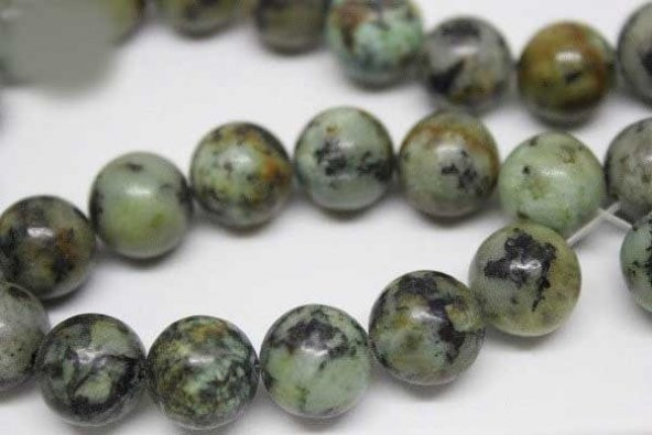 Afrika Turkuazı Taşı 10mm/adet - Resim 5