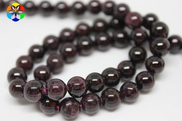Lal (Granat) (Garnet)Taşı 7mmadet - Resim 2