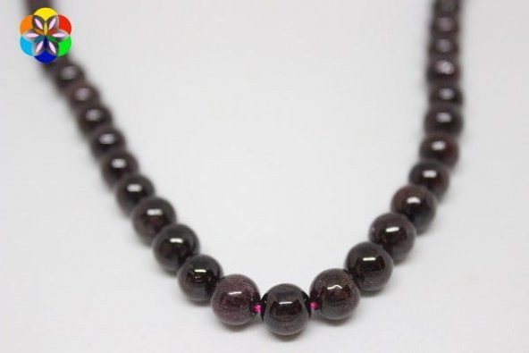 Lal (Granat) (Garnet)Taşı 7mmadet - Resim 3