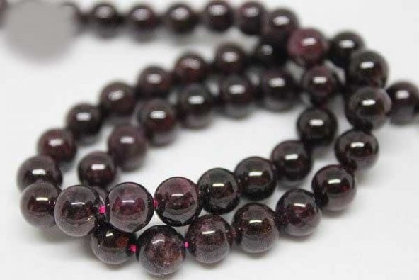 Lal (Granat) (Garnet)Taşı 7mmadet - Resim 5