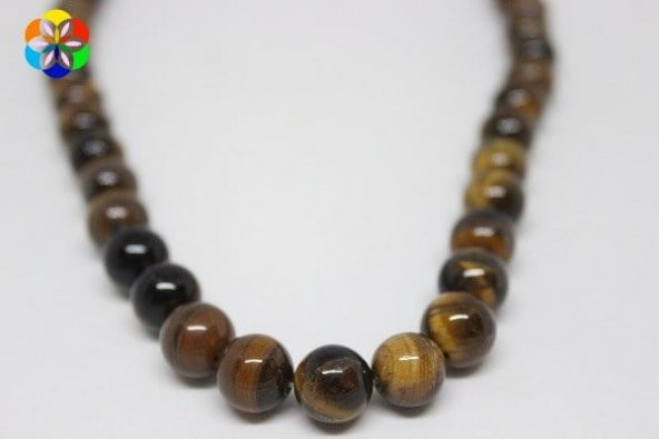 Kaplan Gözü Taşı 10mm/adet - Resim 3