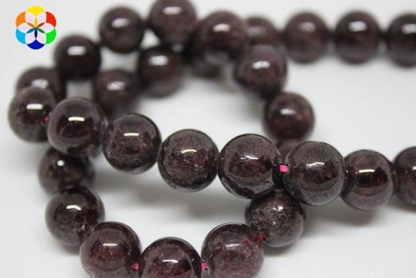 Lal (Granat) (Garnet)Taşı 10mm/adet - Resim 2