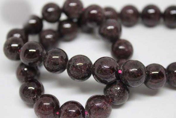 Lal (Granat) (Garnet)Taşı 10mm/adet - Resim 4