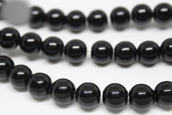 Onix (Oniks) Taşı Parlak 10mm/adet - Resim 4