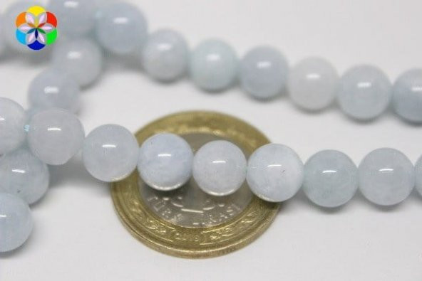 Akuamarin Taşı 8mmadet ürün görseli