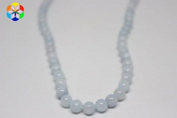 Akuamarin Taşı 8mmadet - Resim 4